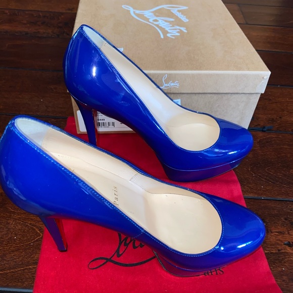 Christian Louboutin 120mm bianca patent heels - Picture 2 of 5
